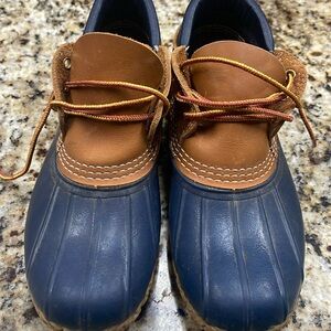 L.L. Bean Blue and Brown Winter Boots